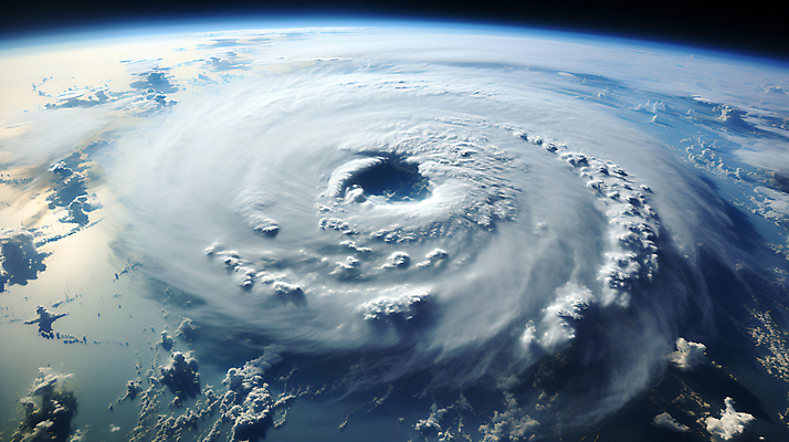 JPG 구름 편집이미지 지구 사람없음 파란색 인공위성 소용돌이 디지털합성 태풍 허리케인 편집소스 편집실사 AI컴퓨터그래픽 AI콘텐츠 자연요소 컬러 통신 회오리 자연재해 CG 파일형식