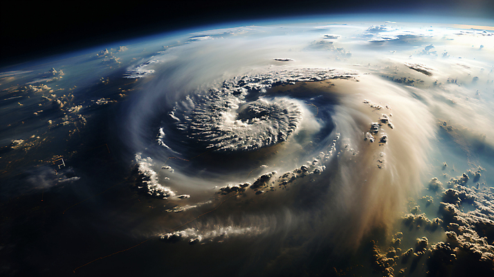 JPG 구름 편집이미지 지구 사람없음 파란색 인공위성 소용돌이 디지털합성 태풍 허리케인 편집소스 편집실사 AI컴퓨터그래픽 AI콘텐츠 자연요소 컬러 통신 회오리 자연재해 CG 파일형식