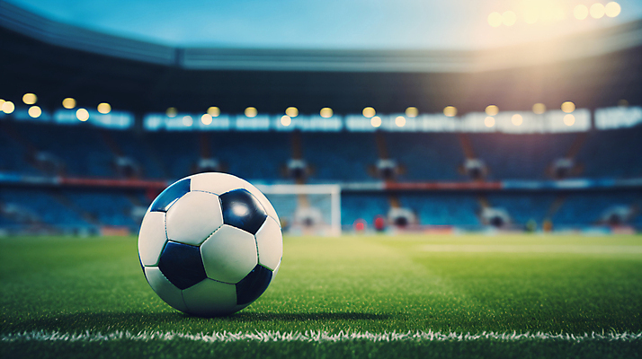 JPG 편집이미지 축구공 조명 그림자 경기 잔디 사람없음 빛 운동 축구 경기장 축구장 편집실사 AI포토 AI콘텐츠 식물 스포츠 공 축구용품 스포츠시설 건강 구기 CG 파일형식