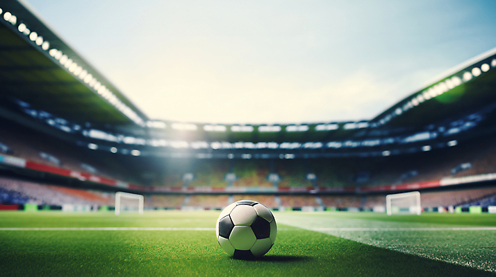 JPG 편집이미지 축구공 그림자 경기 사람없음 운동 햇빛 축구 경기장 축구장 편집실사 AI포토 AI콘텐츠 스포츠 공 축구용품 스포츠시설 건강 태양 구기 CG 파일형식