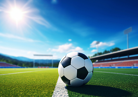 JPG 구름 편집이미지 축구공 하늘 그림자 경기 사람없음 운동 햇빛 축구 경기장 축구장 편집실사 AI포토 AI콘텐츠 자연요소 스포츠 공 축구용품 스포츠시설 건강 태양 구기 CG 파일형식