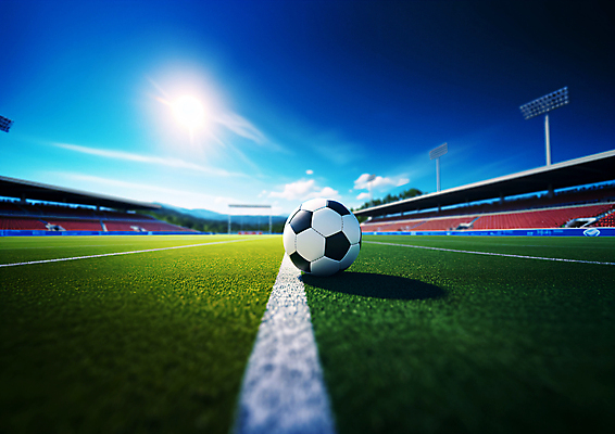 JPG 구름 편집이미지 선 축구공 하늘 그림자 경기 사람없음 운동 햇빛 축구 경기장 축구장 편집실사 AI포토 AI콘텐츠 자연요소 스포츠 공 축구용품 스포츠시설 건강 태양 구기 CG 파일형식