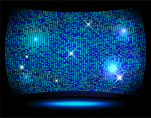 백그라운드 일러스트 조명 사람없음 파란색 빛 반짝임 무대 전광판 그라데이션 국내일러스트 AI파일 컬러 모션 파일형식 벡터