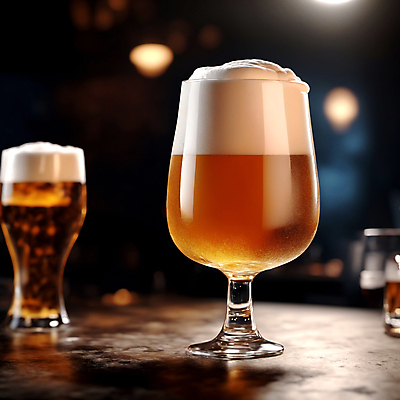 JPG 편집이미지 탁자 맥주 실내 사람없음 아웃포커스 디지털합성 맥주잔 빛망울 맥주거품 편집소스 편집실사 AI포토 AI콘텐츠 가구 술잔 주류 촬영기법 내부 빛 거품 CG 파일형식