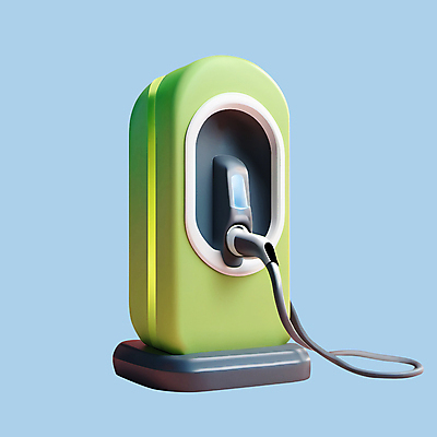 PSD 아이콘 사람없음 초록색 3D아이콘 3D 자연보호 환경 에너지 전기에너지 디지털합성 에코 친환경 전기충전 충전기 충전소 컬러 자연 기계 보호 충전 파일형식