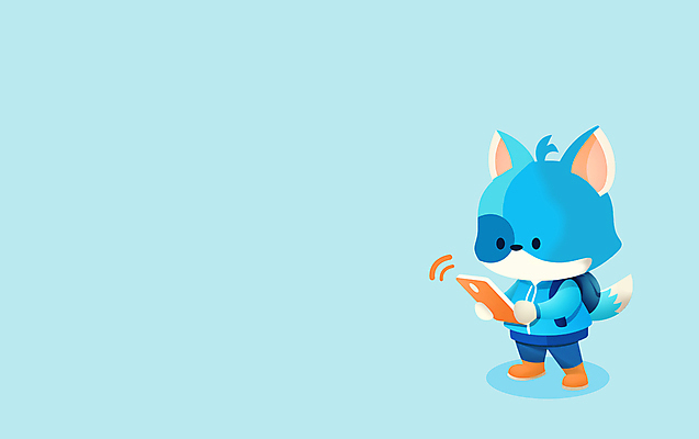 JPG 동물 교육 동물캐릭터 가방 일러스트 들기 사람없음 파란색 스마트폰 학습 일러캐릭터 AI일러스트 AI콘텐츠 캐릭터 잡화 컬러 모션 핸드폰 스마트기기 파일형식