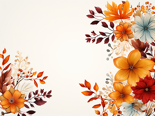 JPG 꽃 잎 일러스트 수채화 사람없음 디지털합성 카피스페이스 편집소스 국내일러스트 AI일러스트 AI콘텐츠 식물 공백 파일형식