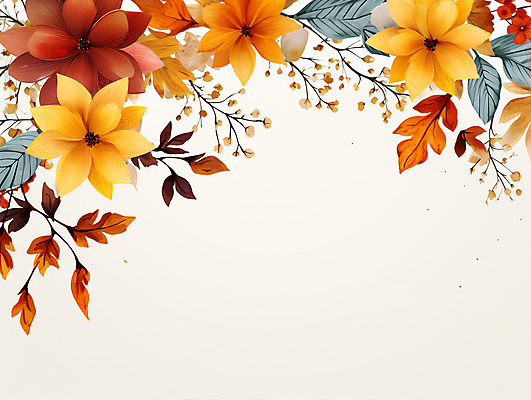 JPG 꽃 잎 일러스트 수채화 사람없음 디지털합성 카피스페이스 편집소스 국내일러스트 AI일러스트 AI콘텐츠 식물 공백 파일형식