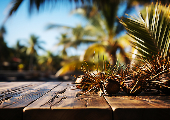 JPG 편집이미지 열매 풍경 사람없음 여름 야자수 풀 열대식물 디지털합성 열대과일 나무탁자 블러효과 편집소스 편집실사 AI포토 AI콘텐츠 나무 식물 계절 과일 탁자 CG 블러 파일형식 효과