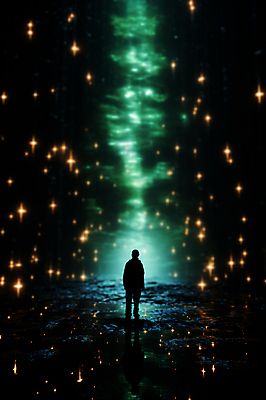 JPG 전신 편집이미지 남자 한명 성인 빛 반짝임 디지털 어둠 공간 사이버 디지털합성 보안 해킹 해커 블러효과 정보보호 정보수집 성인남자한명만 편집소스 편집실사 AI컴퓨터그래픽 AI콘텐츠 1 모션 안전 사람 범죄 보호 수집 CG 블러 남자한명만 성인남자만 파일형식 효과