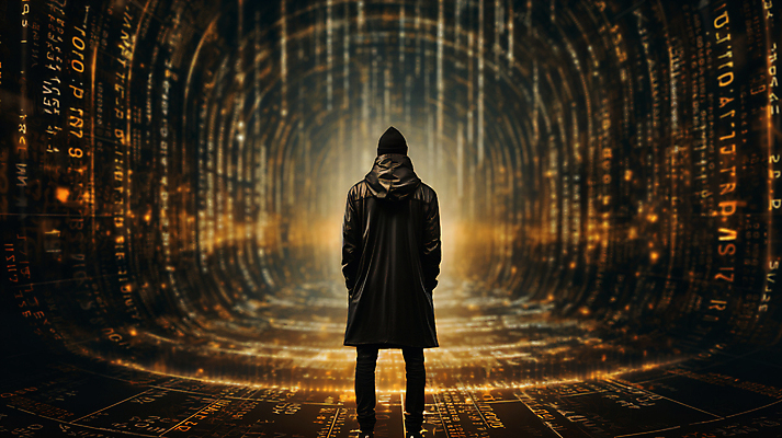 JPG 전신 편집이미지 남자 한명 서기 성인 빛 디지털 어둠 공간 사이버 디지털합성 보안 해킹 해커 정보보호 정보수집 성인남자한명만 편집소스 편집실사 AI컴퓨터그래픽 AI콘텐츠 1 모션 안전 사람 범죄 보호 수집 CG 남자한명만 성인남자만 파일형식