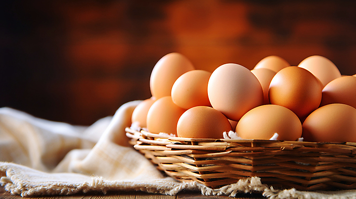 JPG 편집이미지 근접촬영 사람없음 쌓기 계란 천 담기 라탄바구니 편집실사 AI포토 AI콘텐츠 뷰포인트 모션 바구니 알 직물 CG 파일형식