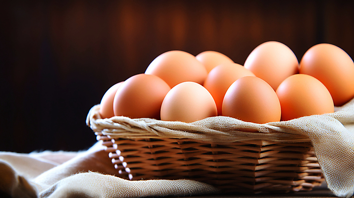 JPG 편집이미지 근접촬영 사람없음 쌓기 계란 천 담기 라탄바구니 편집실사 AI포토 AI콘텐츠 뷰포인트 모션 바구니 알 직물 CG 파일형식