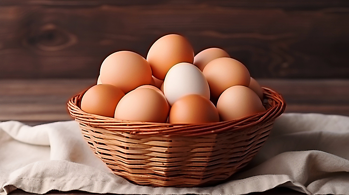 JPG 편집이미지 사람없음 쌓기 계란 천 담기 라탄바구니 편집실사 AI포토 AI콘텐츠 모션 바구니 알 직물 CG 파일형식