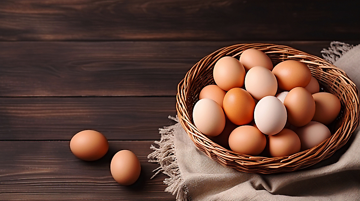 JPG 편집이미지 사람없음 계란 천 담기 라탄바구니 편집실사 AI포토 AI콘텐츠 모션 바구니 알 직물 CG 파일형식