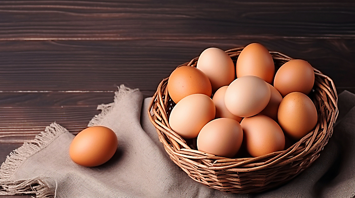 JPG 편집이미지 사람없음 계란 천 담기 라탄바구니 편집실사 AI포토 AI콘텐츠 모션 바구니 알 직물 CG 파일형식