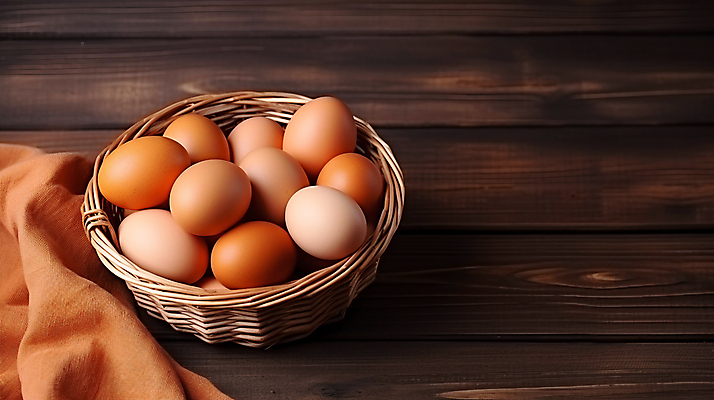 JPG 편집이미지 사람없음 계란 천 담기 라탄바구니 편집실사 AI포토 AI콘텐츠 모션 바구니 알 직물 CG 파일형식