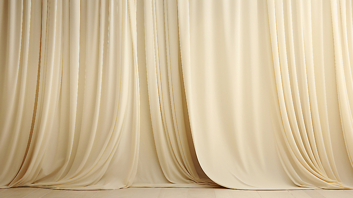 JPG 편집이미지 사람없음 커튼 주름 천 디지털합성 질감 아이보리 카피스페이스 편집소스 편집실사 AI포토 AI콘텐츠 컬러 공백 직물 CG 파일형식