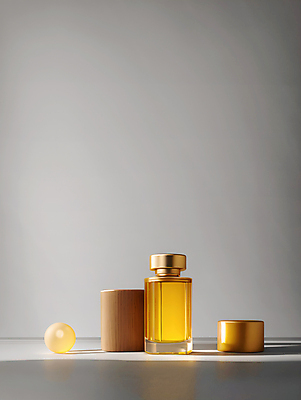 JPG 편집이미지 그림자 사람없음 뷰티 노란색 화장품 회색 원형 오브젝트 공병 목업 편집실사 AI포토 AI콘텐츠 도형 컬러 CG 병_담는 파일형식
