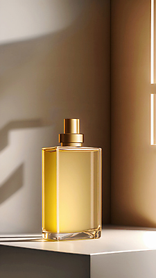 JPG 편집이미지 그림자 사람없음 뷰티 노란색 화장품 오브젝트 공병 목업 편집실사 AI포토 AI콘텐츠 컬러 CG 병_담는 파일형식