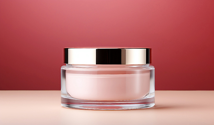 JPG 편집이미지 분홍색 사람없음 뷰티 화장품 크림 오브젝트 공병 수분크림 목업 편집실사 AI포토 AI콘텐츠 컬러 CG 병_담는 파일형식