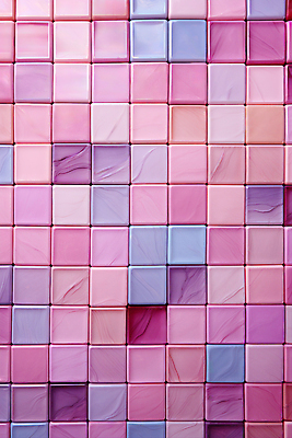 JPG 편집이미지 분홍색 패턴 사람없음 사각형 타일 정사각형 편집실사 AI포토 AI콘텐츠 도형 컬러 무늬 CG 파일형식