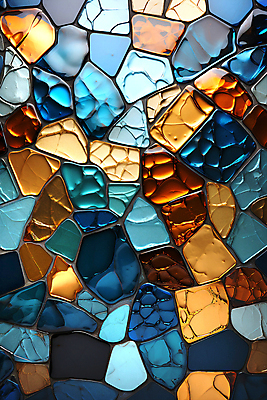 JPG 편집이미지 패턴 사람없음 컬러풀 타일 질감 스테인드글라스 편집실사 AI포토 AI콘텐츠 컬러 무늬 유리 CG 파일형식