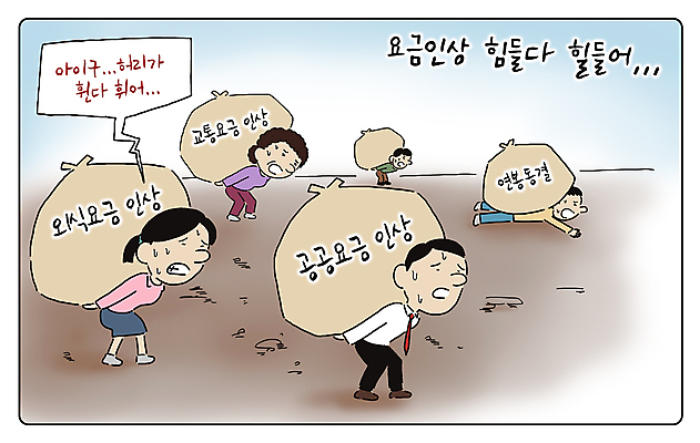 전신 PSD 여자 남자 말풍선 일러스트 노동자 들기 여러명 성인 비즈니스맨 만화 보따리 상승 요금 힘듦 성인만 인플레이션 국내일러스트 직업 다수 컨셉 비즈니스 모션 사람 경제 직장인 파일형식