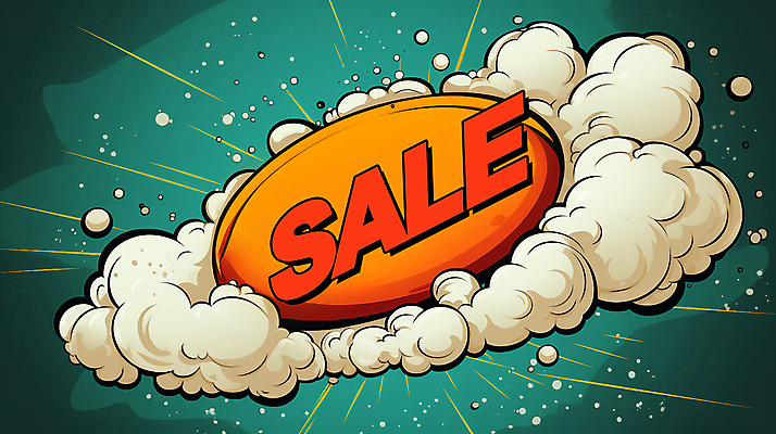 PSD 배너 일러스트 사람없음 초록색 세일 원형 연기 디지털합성 팝아트 편집소스 국내일러스트 도형 컬러 그림 파일형식