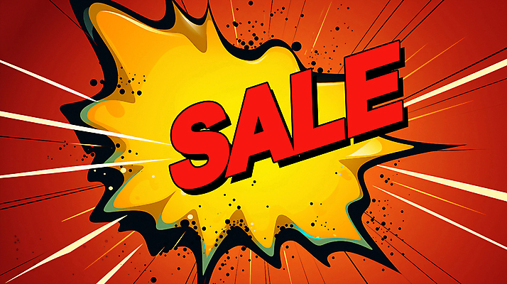 PSD 배너 일러스트 사람없음 빨간색 노란색 세일 연기 디지털합성 팝아트 편집소스 국내일러스트 컬러 그림 파일형식