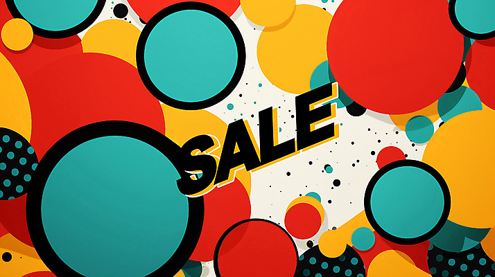 PSD 배너 일러스트 사람없음 컬러풀 세일 원형 연기 디지털합성 팝아트 편집소스 국내일러스트 도형 컬러 그림 파일형식