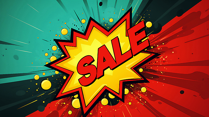 PSD 배너 일러스트 사람없음 빨간색 초록색 세일 원형 연기 디지털합성 팝아트 편집소스 국내일러스트 도형 컬러 그림 파일형식