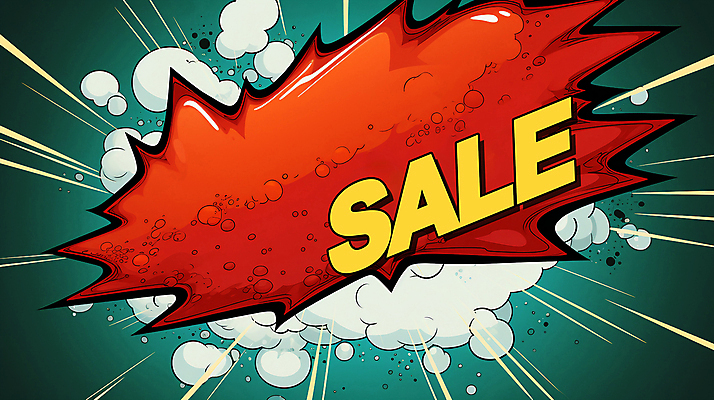 PSD 배너 일러스트 사람없음 빨간색 초록색 세일 연기 디지털합성 팝아트 편집소스 국내일러스트 컬러 그림 파일형식