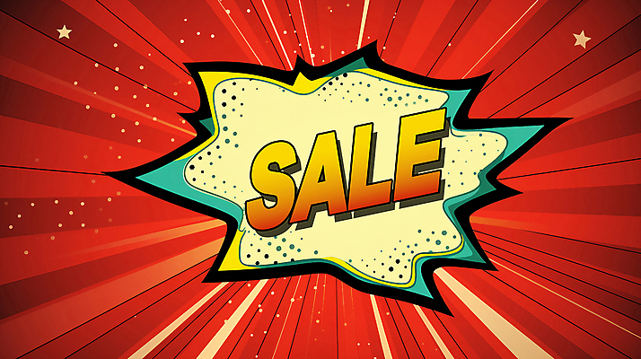 PSD 배너 일러스트 사람없음 빨간색 세일 연기 디지털합성 팝아트 편집소스 국내일러스트 컬러 그림 파일형식