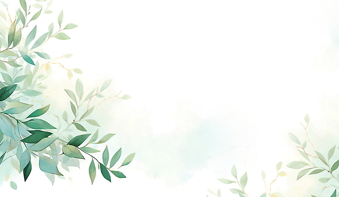 JPG 일러스트 자연 수채화 사람없음 초록색 풀잎 보테니컬아트 국내일러스트 AI일러스트 AI콘텐츠 컬러 잎 풀_식물 생태계 파일형식