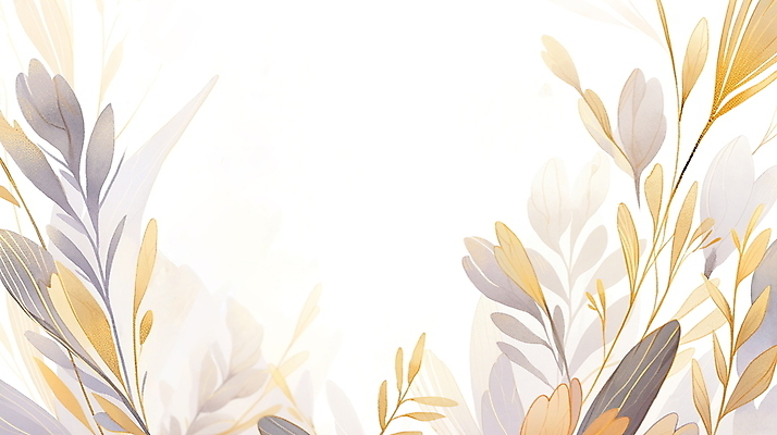 JPG 일러스트 자연 수채화 사람없음 풀잎 베이지색 보테니컬아트 국내일러스트 AI일러스트 AI콘텐츠 컬러 잎 풀_식물 생태계 파일형식