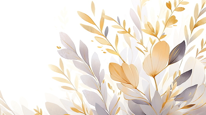 JPG 일러스트 자연 수채화 사람없음 풀잎 베이지색 보테니컬아트 국내일러스트 AI일러스트 AI콘텐츠 컬러 잎 풀_식물 생태계 파일형식