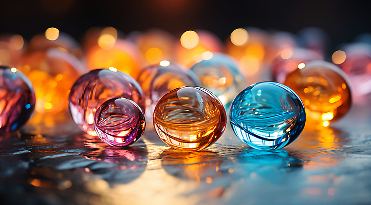 JPG 편집이미지 사람없음 아웃포커스 컬러풀 원형 보케 빛망울 유리구슬 편집실사 AI포토 AI콘텐츠 도형 컬러 유리 촬영기법 빛 구슬 CG 파일형식