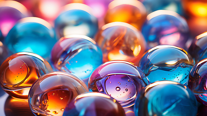 JPG 편집이미지 근접촬영 사람없음 아웃포커스 컬러풀 원형 유리구슬 편집실사 AI포토 AI콘텐츠 도형 뷰포인트 컬러 유리 촬영기법 구슬 CG 파일형식