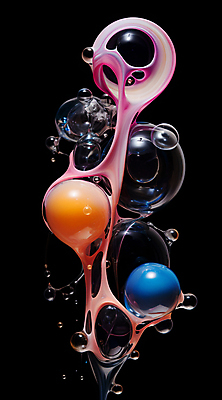 JPG 편집이미지 추상 사람없음 컬러풀 물방울 원형 유리구슬 편집실사 AI포토 AI콘텐츠 도형 컬러 무늬 유리 구슬 CG 파일형식