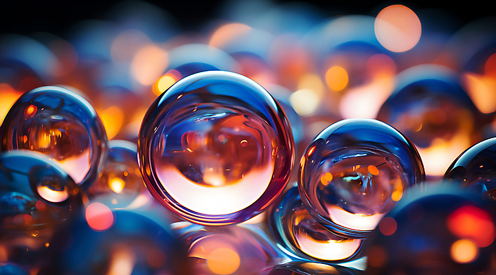 JPG 편집이미지 사람없음 아웃포커스 컬러풀 원형 보케 유리구슬 편집실사 AI포토 AI콘텐츠 도형 컬러 유리 촬영기법 구슬 CG 파일형식