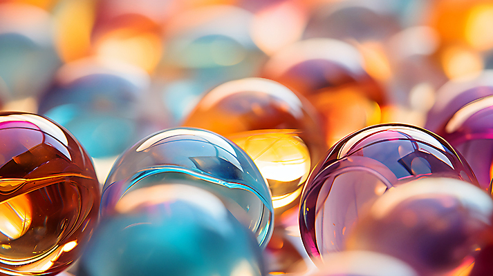 JPG 편집이미지 근접촬영 사람없음 아웃포커스 컬러풀 원형 유리구슬 편집실사 AI포토 AI콘텐츠 도형 뷰포인트 컬러 유리 촬영기법 구슬 CG 파일형식