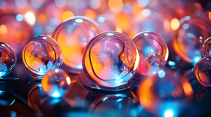 JPG 편집이미지 사람없음 아웃포커스 컬러풀 원형 보케 유리구슬 편집실사 AI포토 AI콘텐츠 도형 컬러 유리 촬영기법 구슬 CG 파일형식