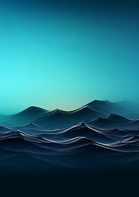 JPG 편집 편집이미지 디자인 물결 곡선 사람없음 그래픽 빛 남색 웨이브 합성 청록색 그라데이션 편집소스 이미지편집 편집실사 AI컴퓨터그래픽 AI콘텐츠 선 컬러 CG 파일형식