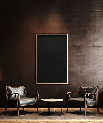 JPG 편집이미지 벽 액자 쿠션 거실 탁자 프레임 액자틀 사람없음 인테리어 소파 갈색 검은색 목업 편집실사 AI포토 AI콘텐츠 디자인 컬러 가구 의자 틀 CG 파일형식