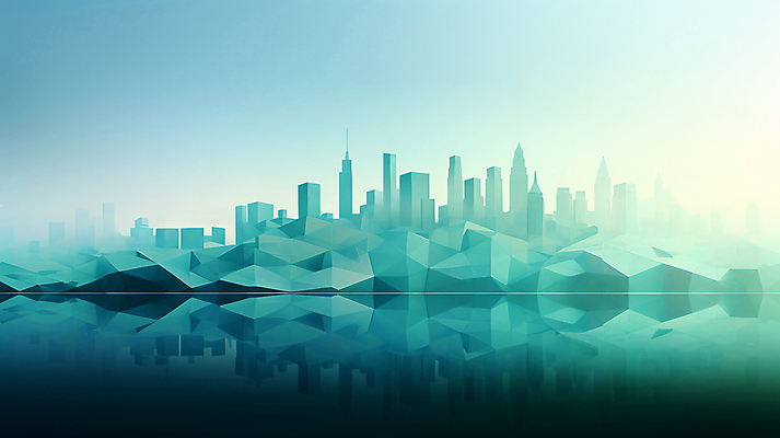 JPG 편집이미지 실루엣 풍경 사람없음 건물 반사 디지털 도시 언덕 민트색 이미지편집 AI컴퓨터그래픽 AI콘텐츠 건축물 컬러 촬영기법 파일형식