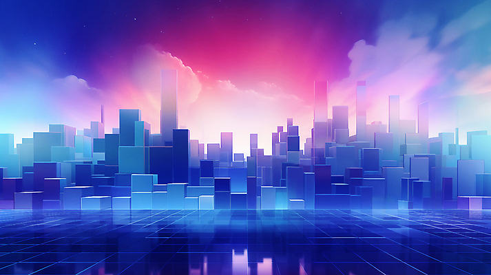 JPG 구름 편집이미지 실루엣 풍경 사람없음 건물 파란색 반사 디지털 도시 이미지편집 AI컴퓨터그래픽 AI콘텐츠 자연요소 건축물 컬러 촬영기법 파일형식