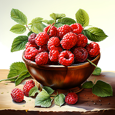 JPG 편집이미지 잎 사람없음 디지털합성 담기 산딸기 베리 나무그릇 편집실사 식물 그릇 과일 모션 목재 CG 파일형식