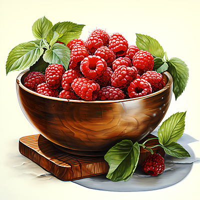 JPG 편집이미지 잎 사람없음 디지털합성 담기 산딸기 베리 나무그릇 편집실사 식물 그릇 과일 모션 목재 CG 파일형식