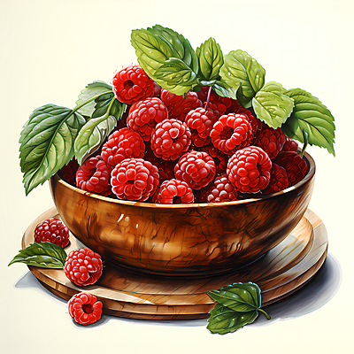 JPG 편집이미지 잎 사람없음 디지털합성 담기 산딸기 베리 나무그릇 편집실사 식물 그릇 과일 모션 목재 CG 파일형식